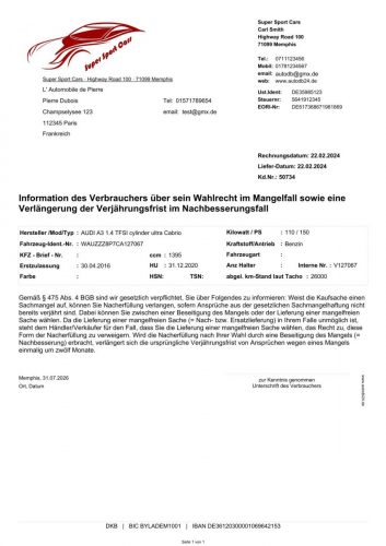Ersatzlieferung